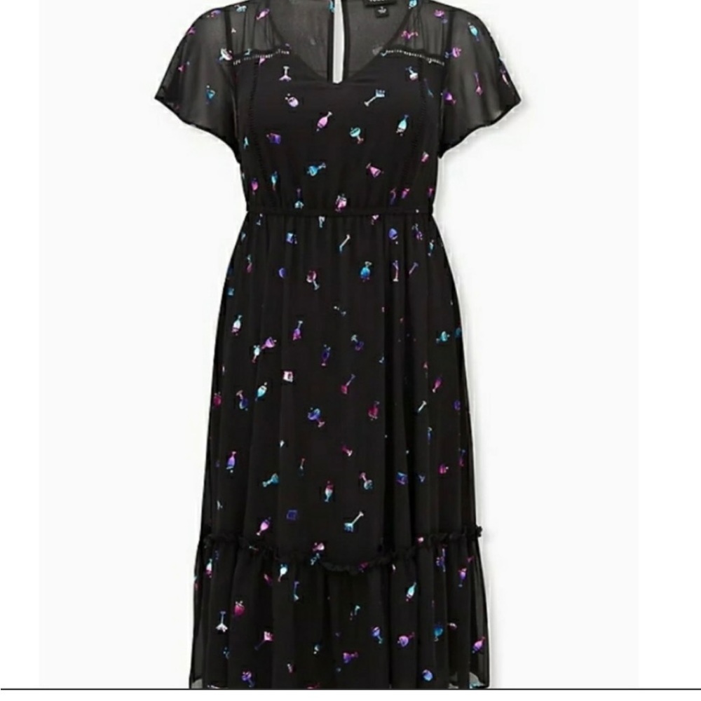 Torrid Black and Iridescent Dress